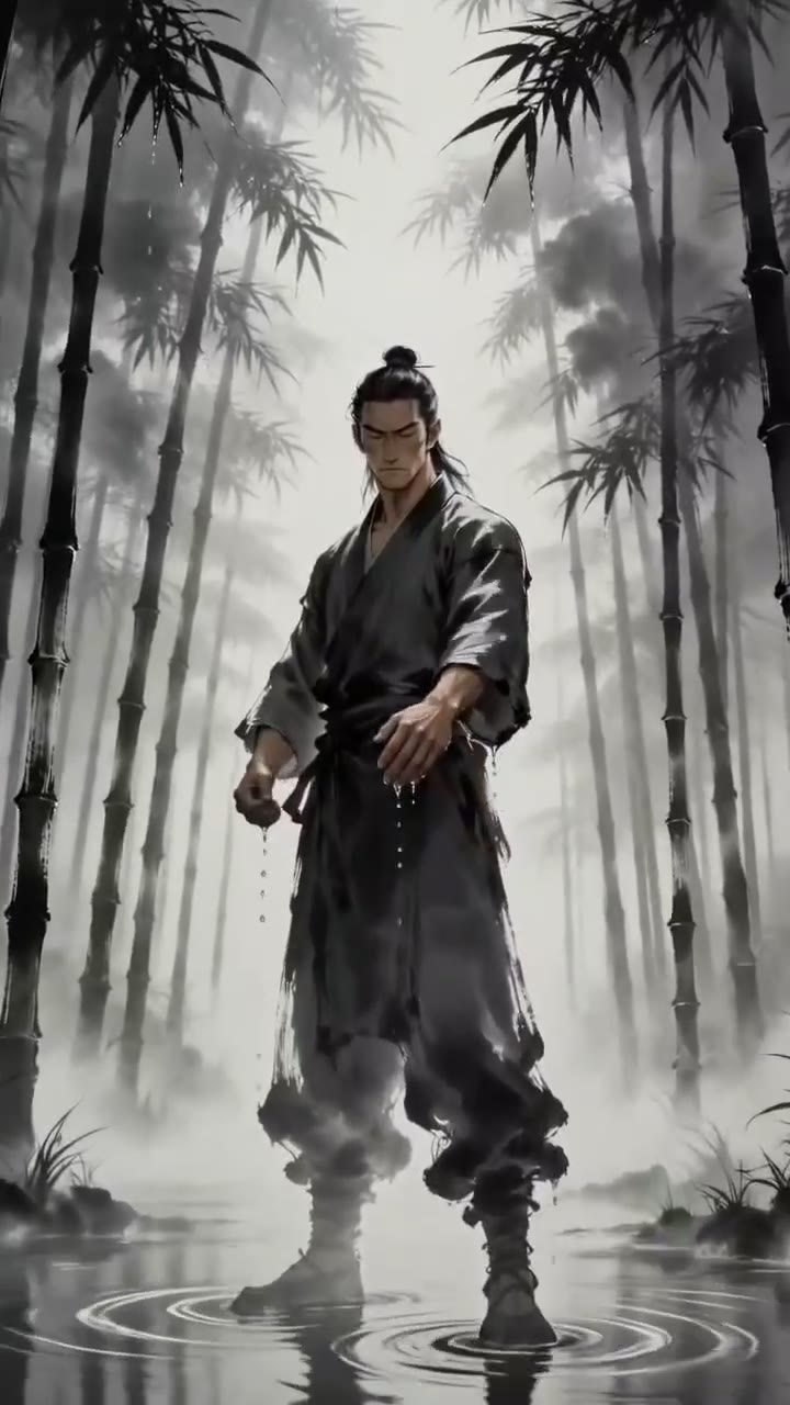 隨興創作-墨龍
